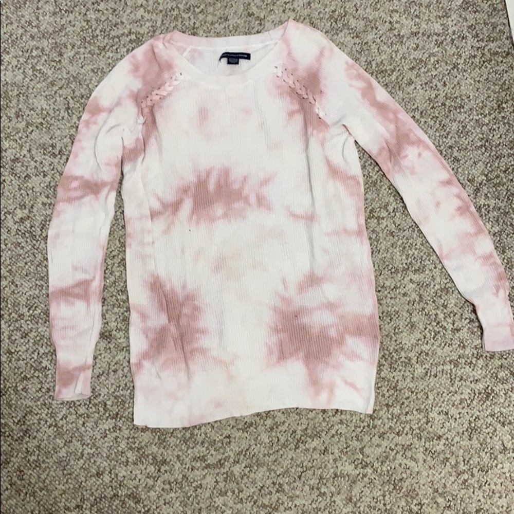 American eagle long sleeve tye-dye shirt